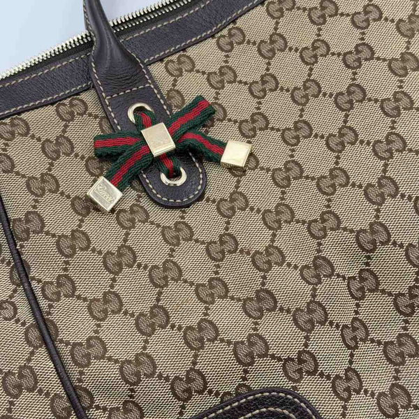 Gucci GG Canvas Princy Brown Shoulder Bag