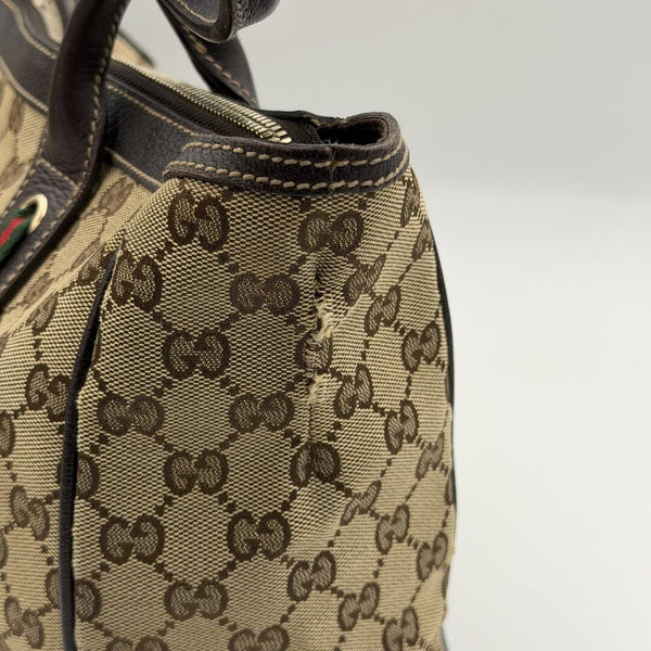 Gucci GG Canvas Princy Brown Shoulder Bag
