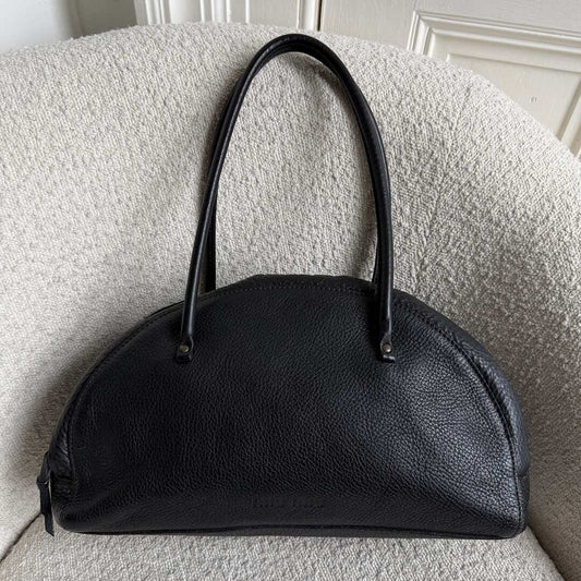 Archive Miu Miu Black Leather Shoulder Bag