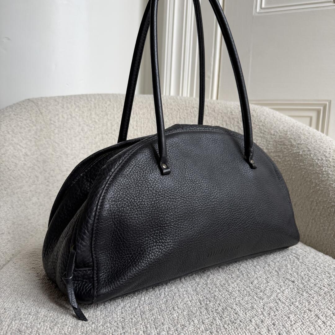 Archive Miu Miu Black Leather Shoulder Bag