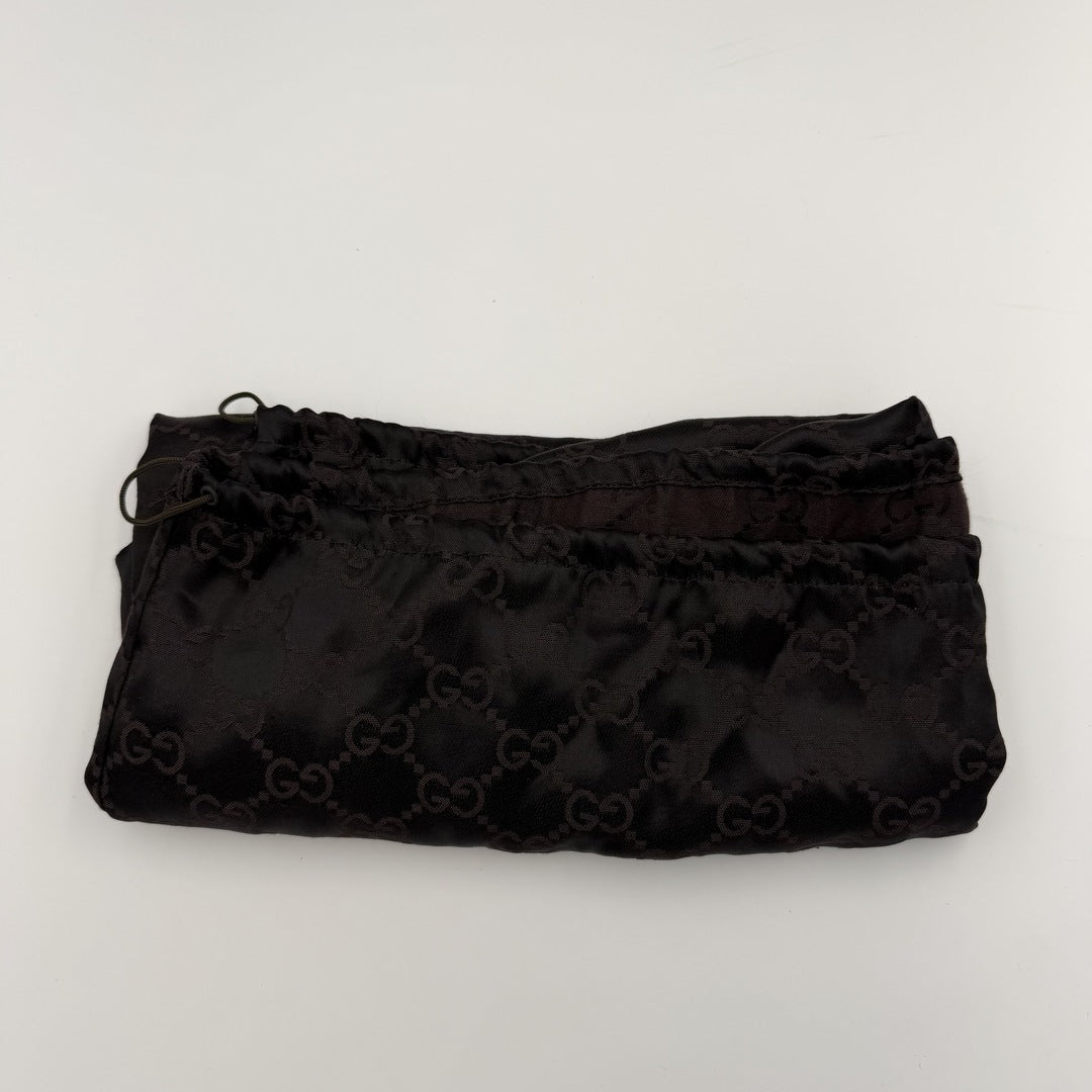 Gucci Hobo Reins Black Leather Shoulder Bag
