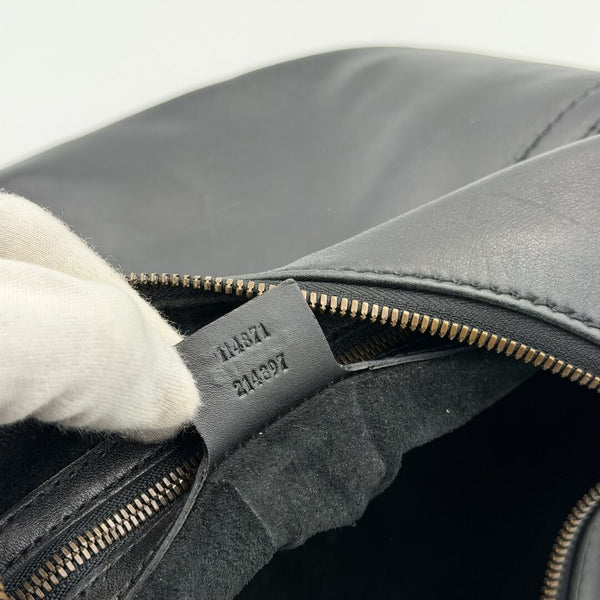 Gucci Hobo Reins Black Leather Shoulder Bag