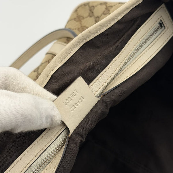Gucci GG White Twins Tote Bag