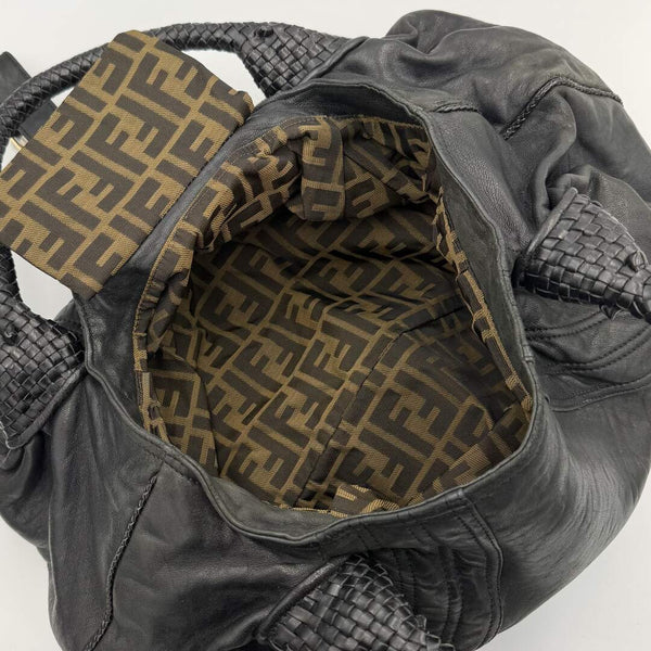 Fendi Spy Black Leather Handbag