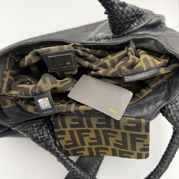 Fendi Spy Black Leather Handbag