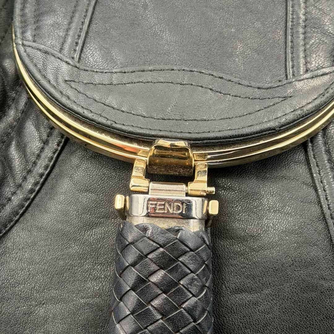 Fendi Spy Black Leather Handbag
