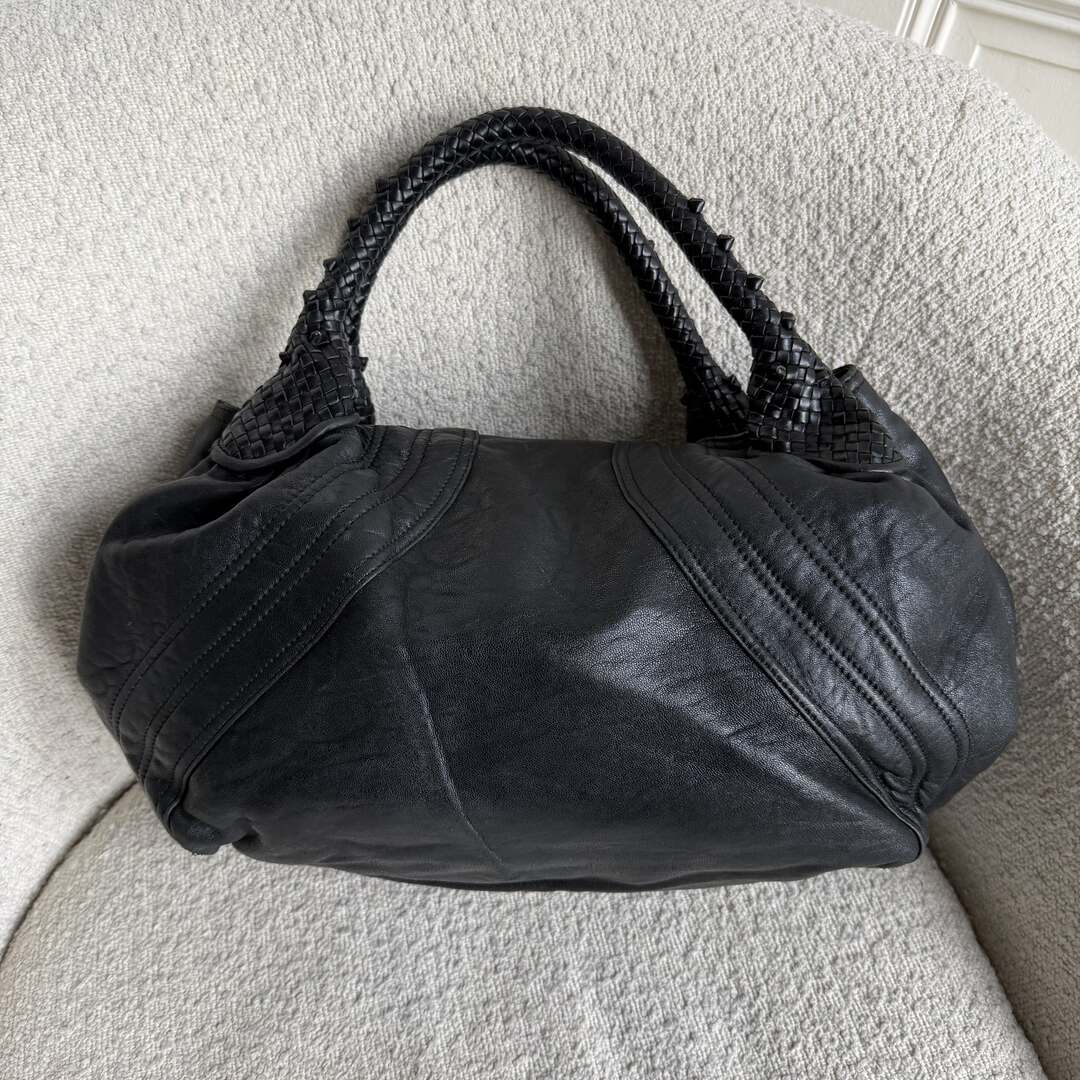 Fendi Spy Black Leather Handbag