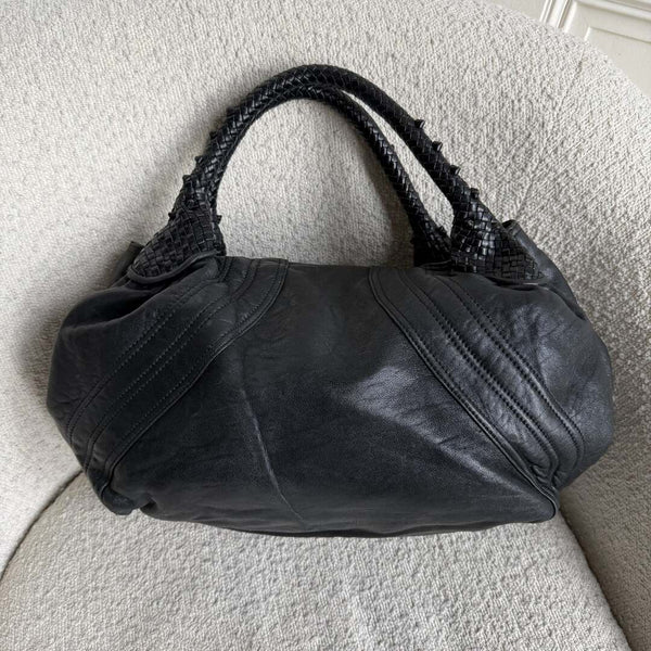 Fendi Spy Black Leather Handbag