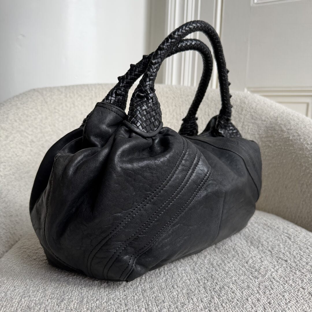 Fendi Spy Black Leather Handbag