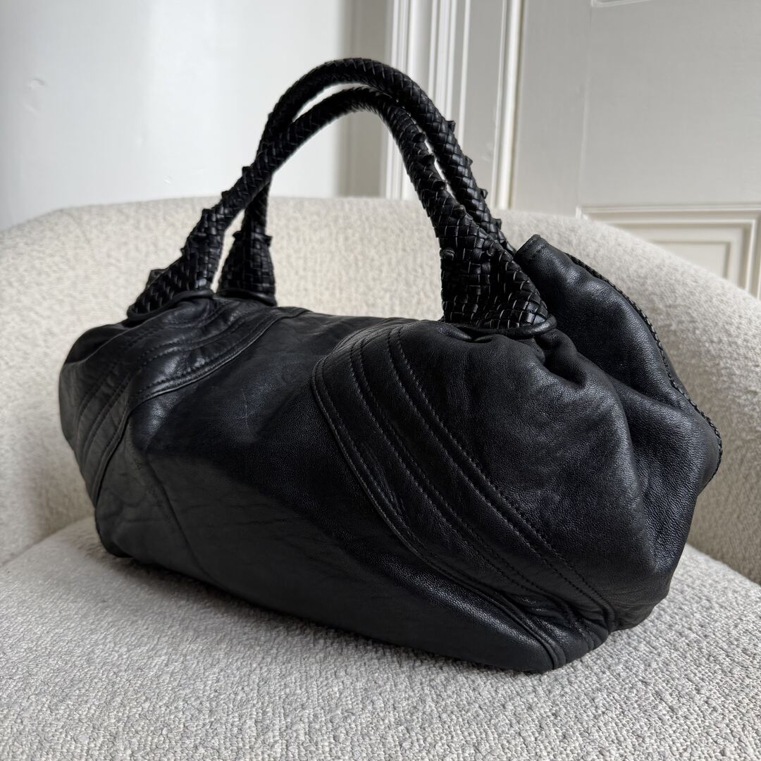 Fendi Spy Black Leather Handbag