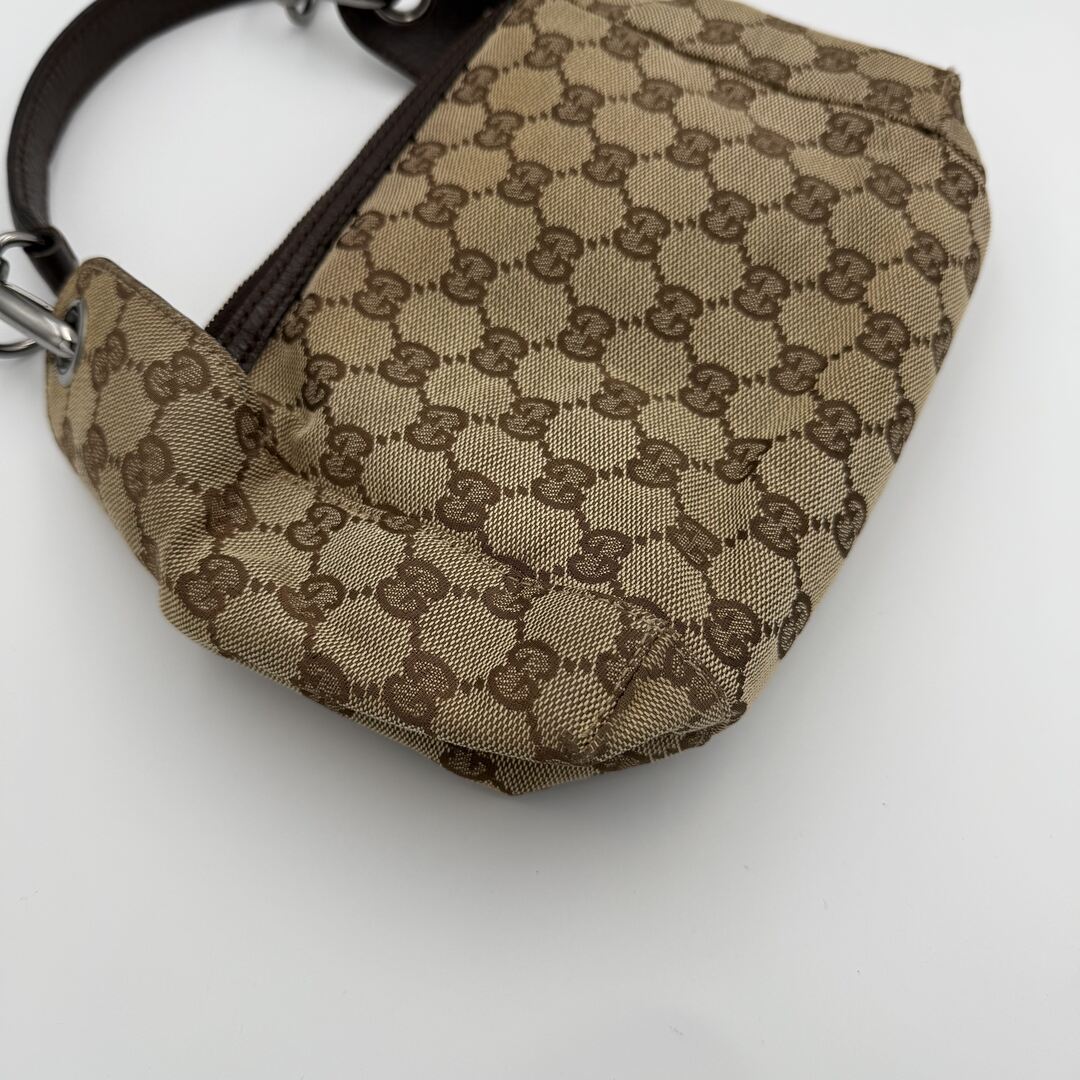 Gucci GG Canvas Brown Mini Shoulder Bag