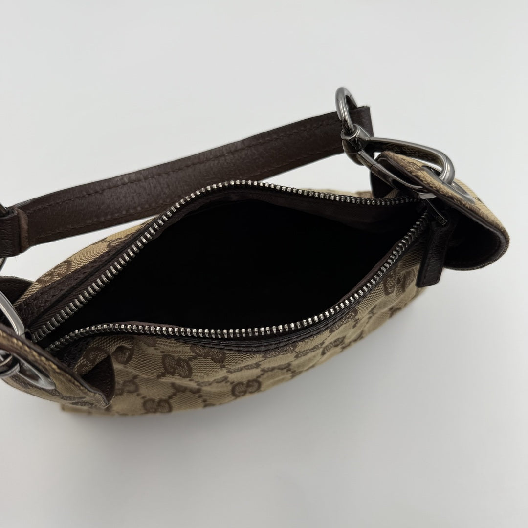 Gucci GG Canvas Brown Mini Shoulder Bag