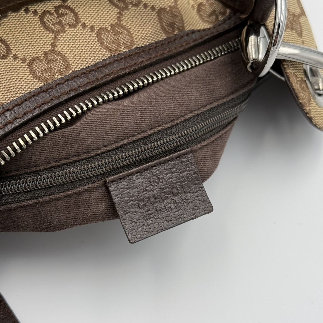 Gucci GG Canvas Brown Mini Shoulder Bag