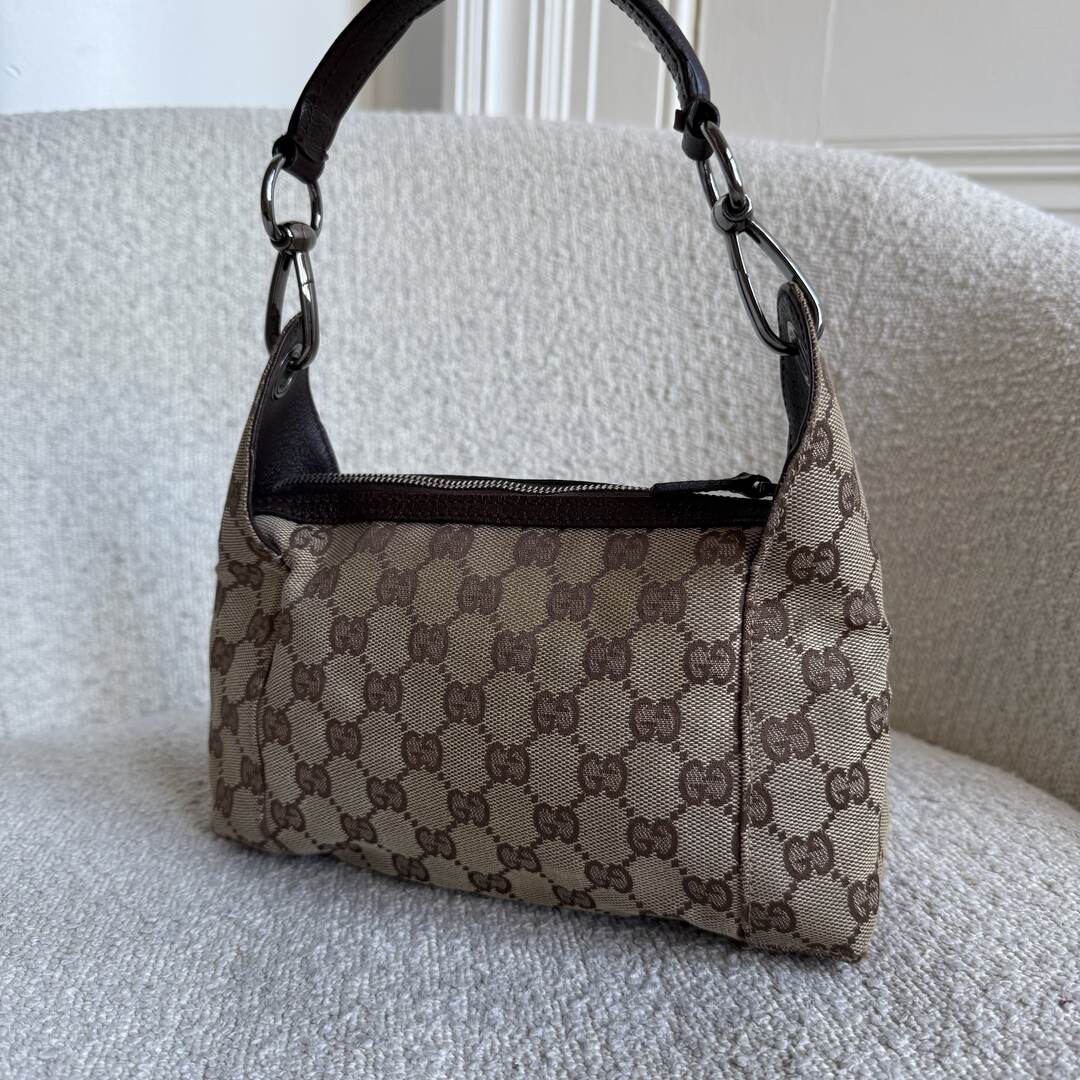 Gucci GG Canvas Brown Mini Shoulder Bag