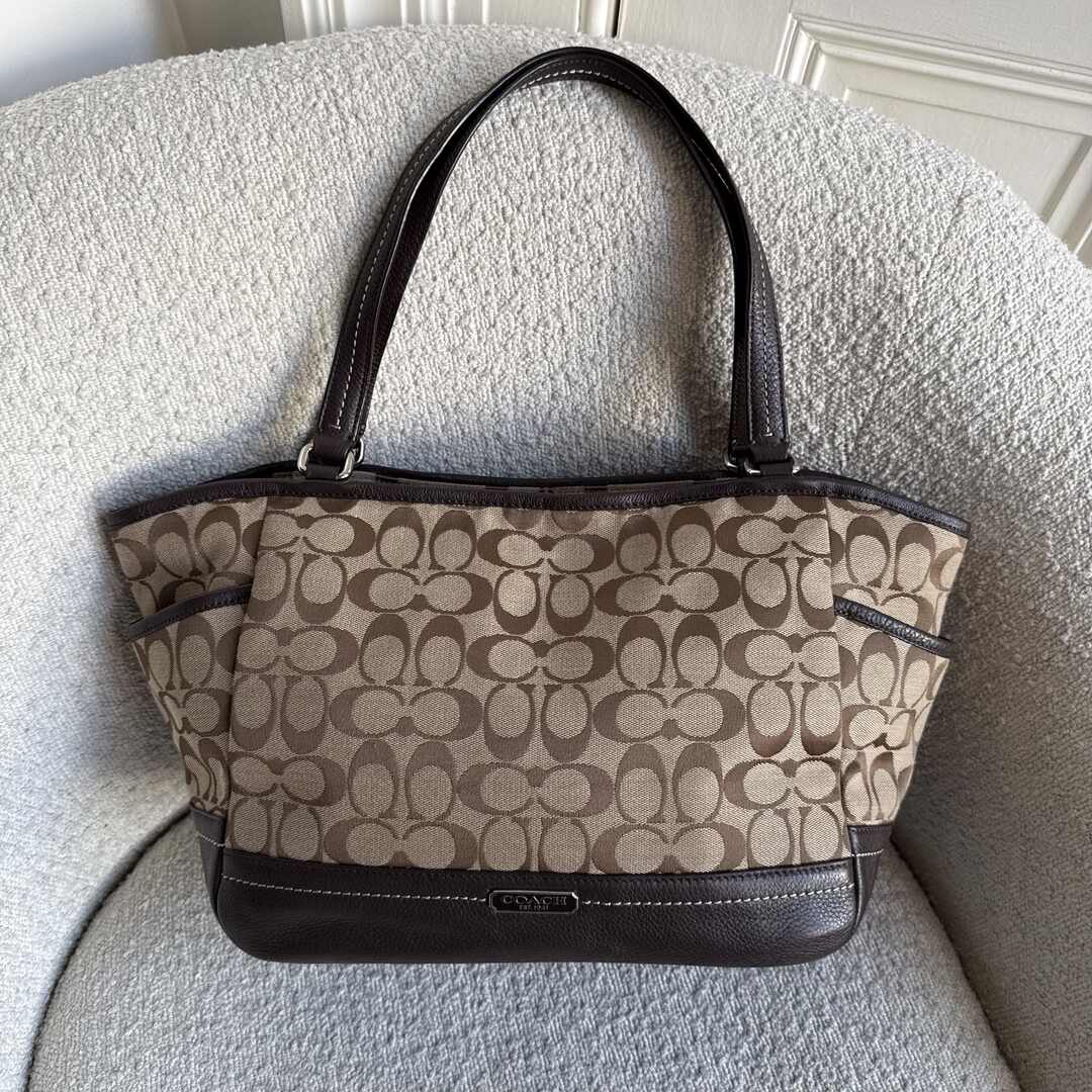 Coach Signature Brown Tote Bag