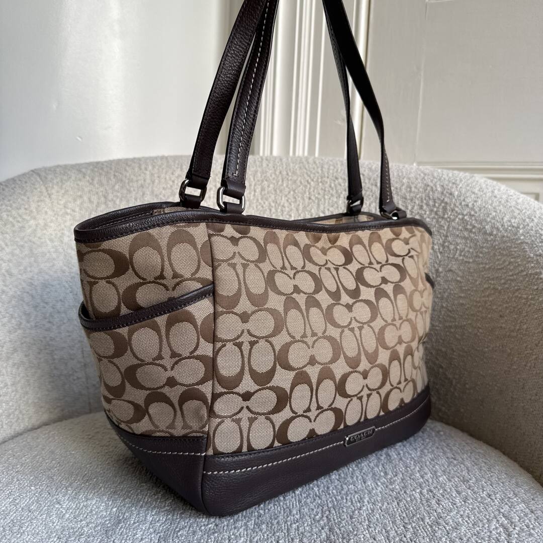 Coach Signature Brown Tote Bag