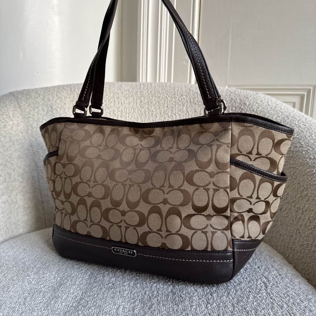 Coach Signature Brown Tote Bag
