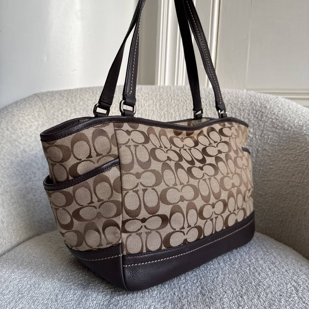 Coach Signature Brown Tote Bag