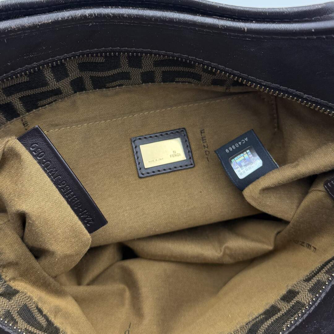 Fendi Zucca Canvas Chef Brown Tote Bag