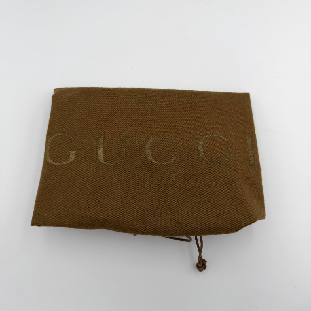 2009 Gucci Guccissima Abbey Black Shoulder Bag