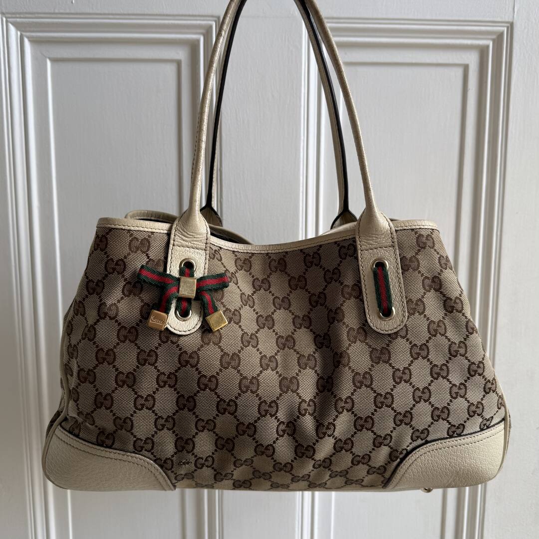 Gucci GG Princy White Tote Bag