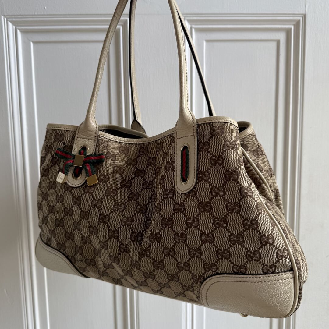 Gucci GG Princy White Tote Bag