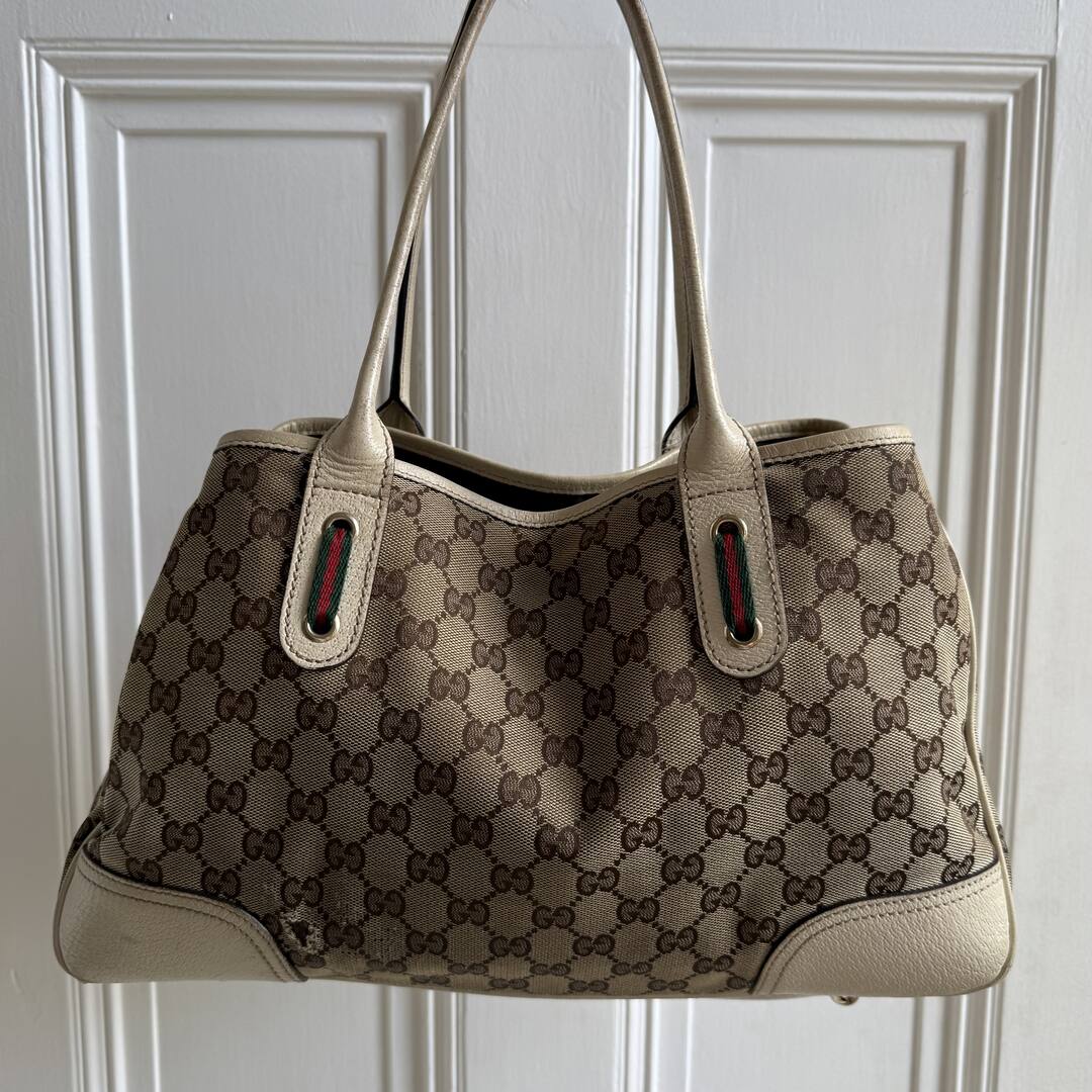 Gucci GG Princy White Tote Bag