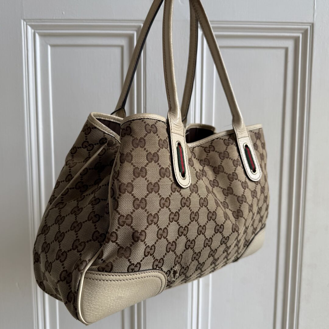 Gucci GG Princy White Tote Bag