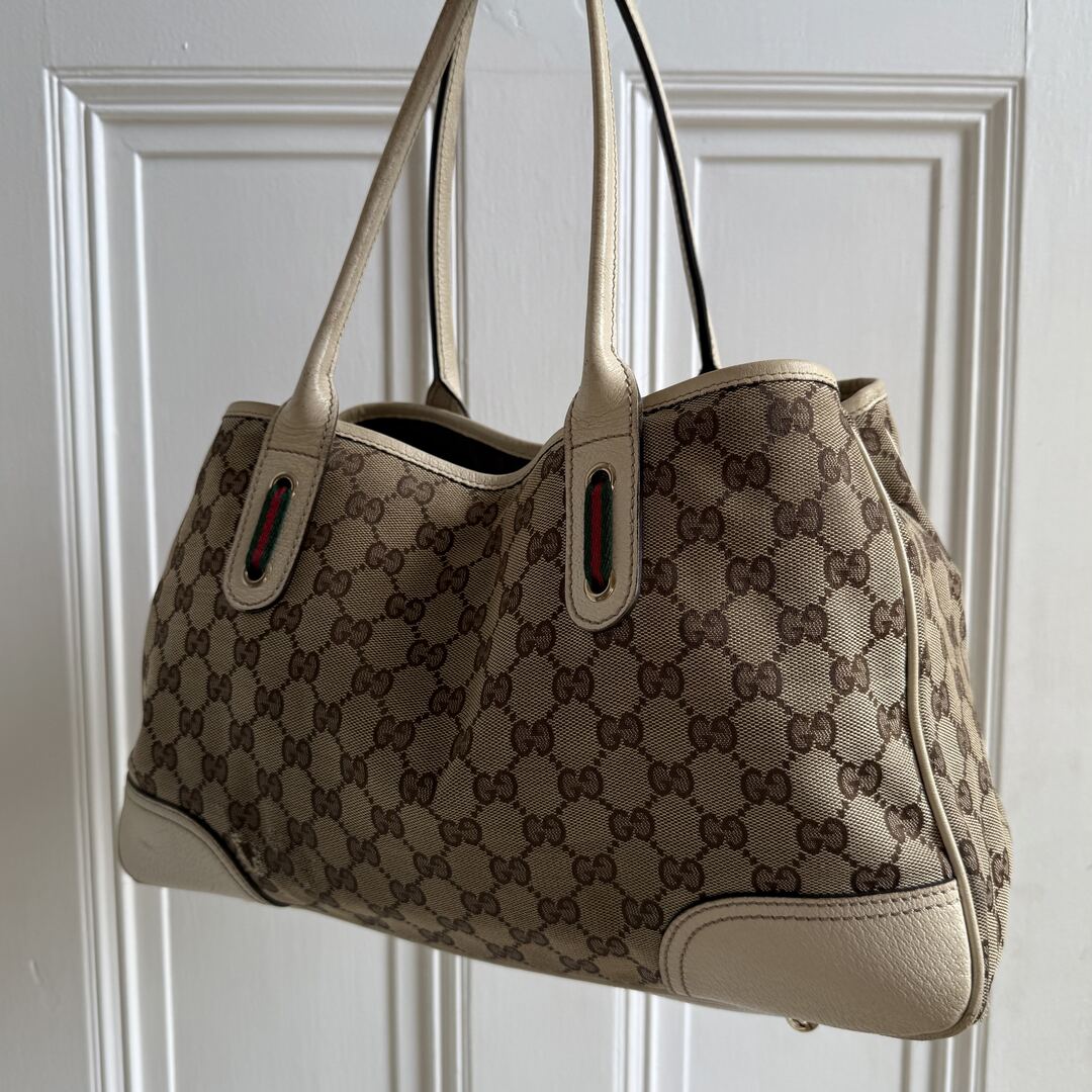 Gucci GG Princy White Tote Bag