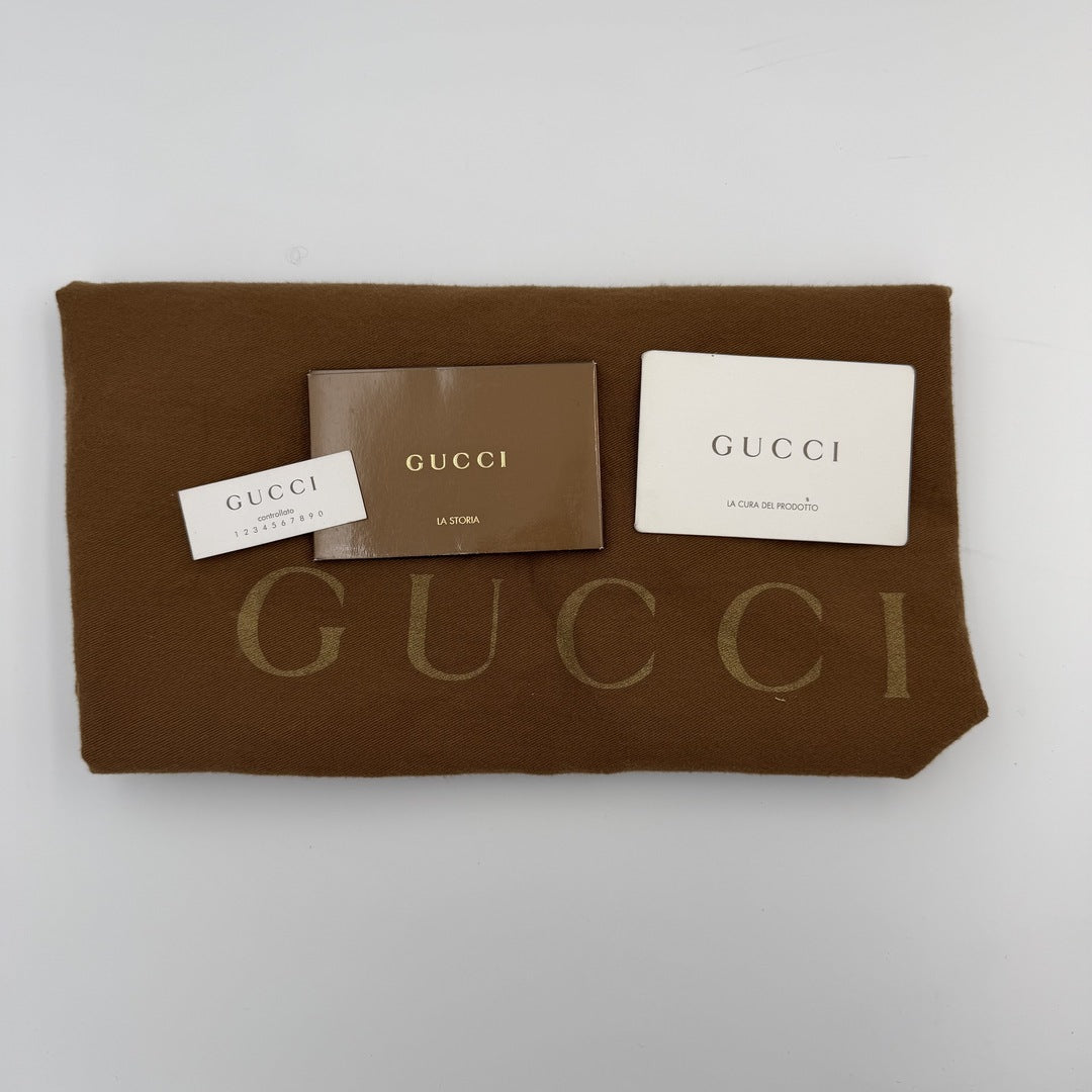 Gucci Guccissima Abbey Leather Brown Tote Bag