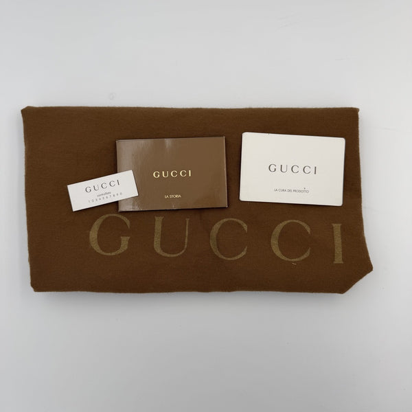 Gucci Guccissima Abbey Leather Brown Tote Bag