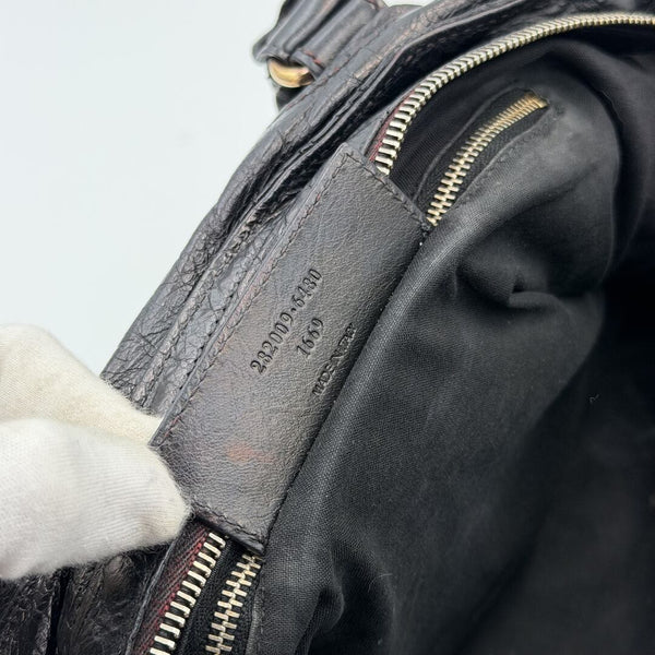 2012 Balenciaga The Giant City Leather Black Bag