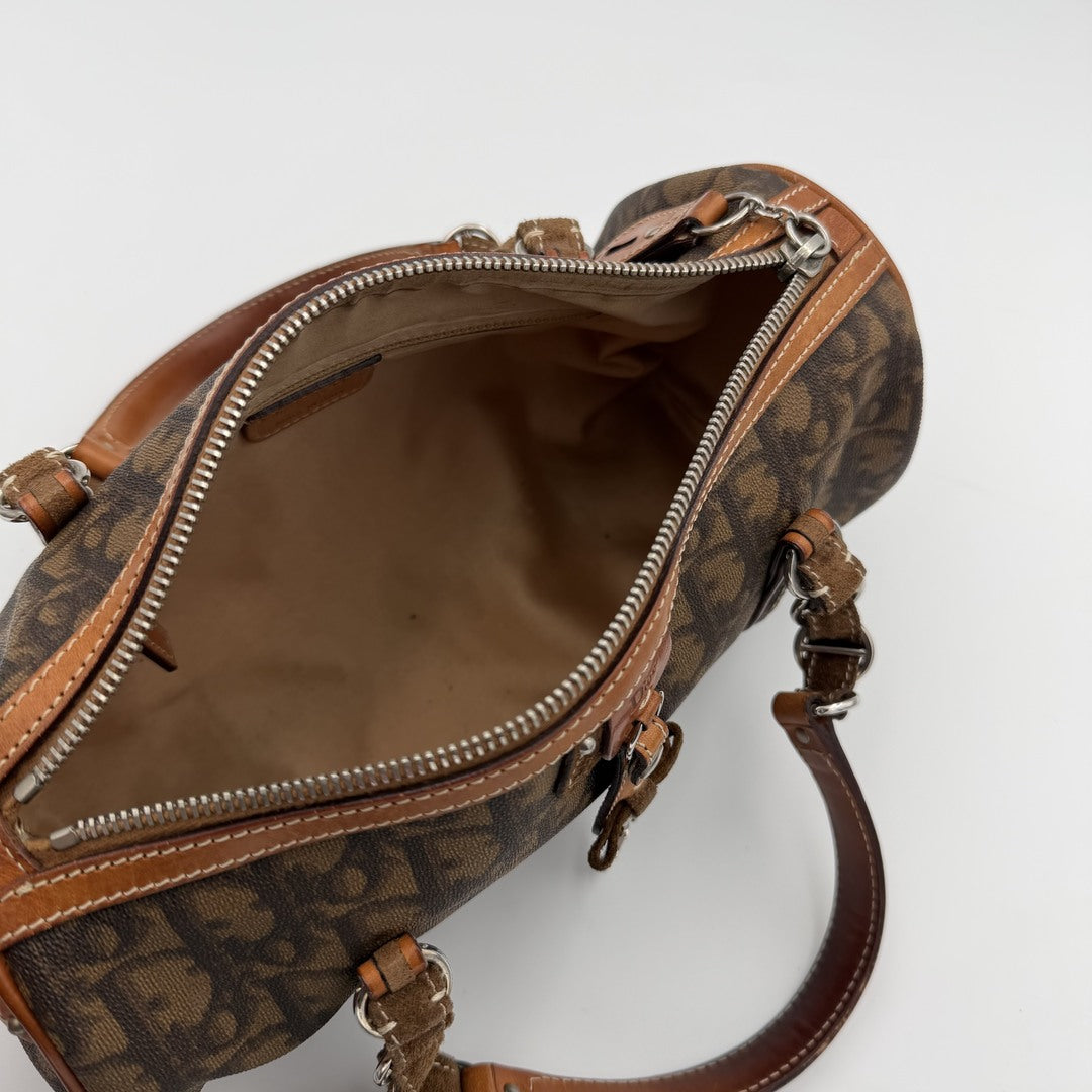 Dior Romantique Heart Trotter Brown Handbag