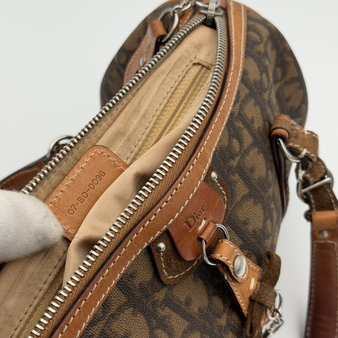 Dior Romantique Heart Trotter Brown Handbag