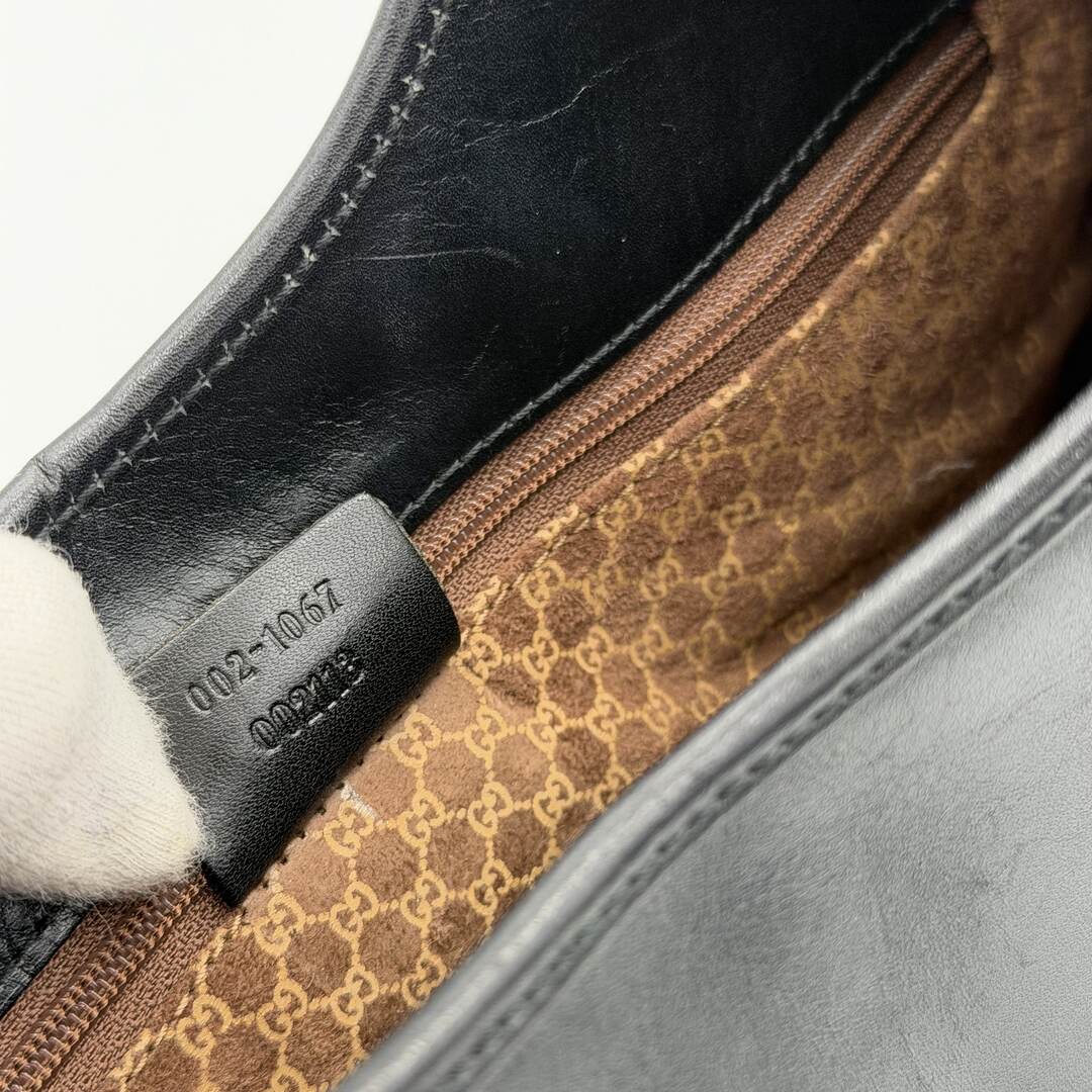 Gucci Jackie Leather Black Mini Handbag