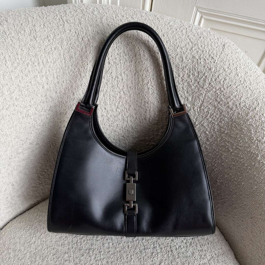 Gucci Jackie Leather Black Mini Handbag
