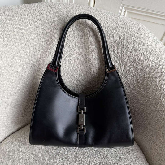 Gucci Jackie Leather Black Mini Handbag