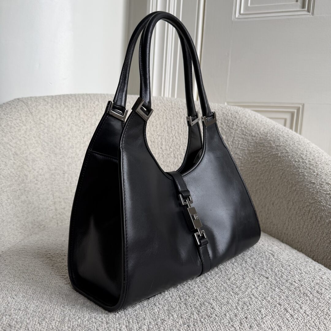 Gucci Jackie Leather Black Mini Handbag
