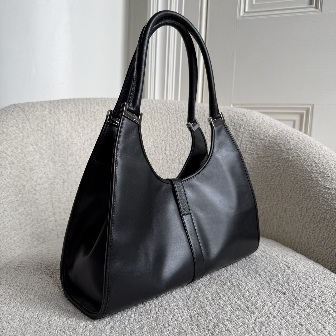 Gucci Jackie Leather Black Mini Handbag