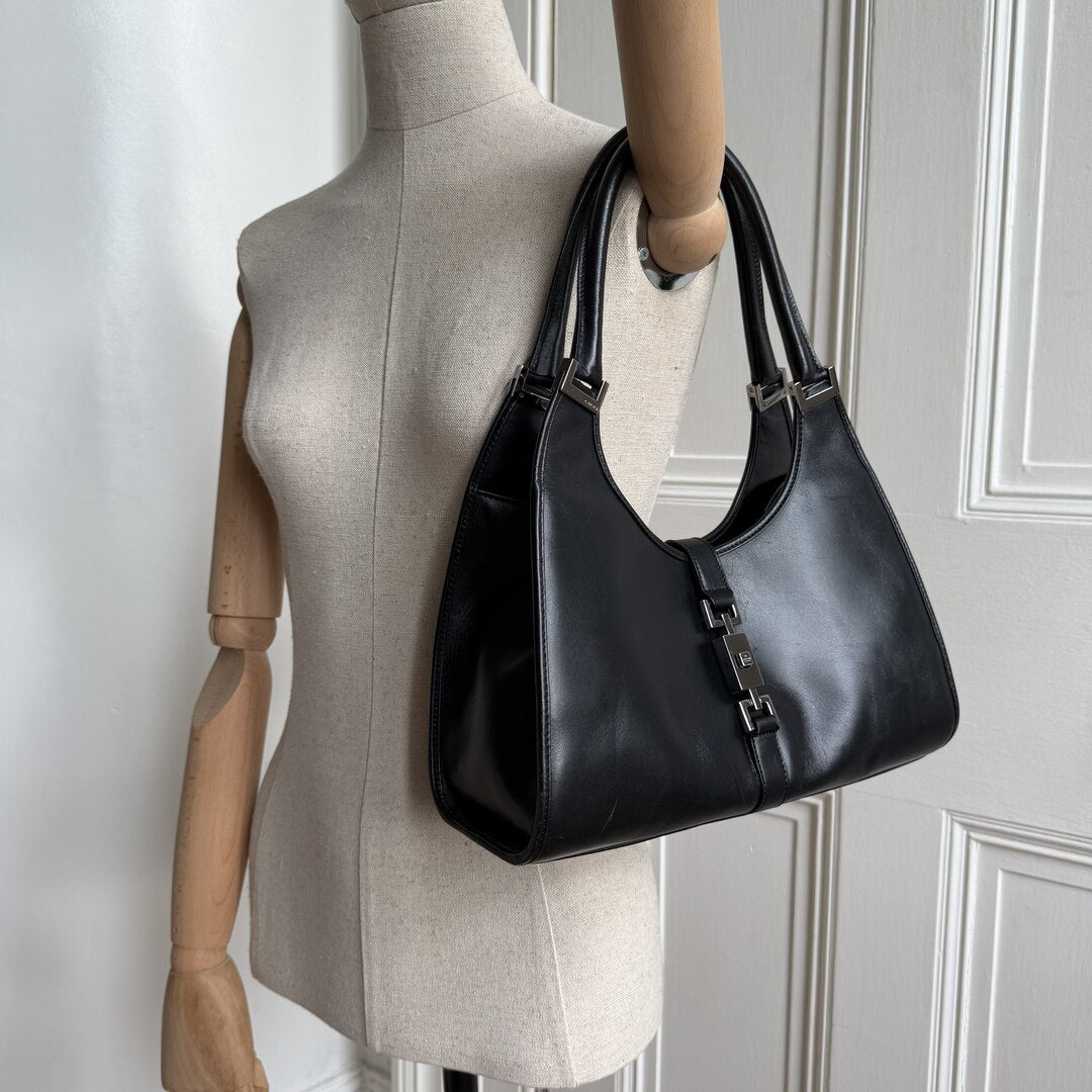 Gucci Jackie Leather Black Mini Handbag