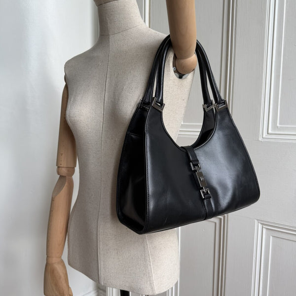 Gucci Jackie Leather Black Mini Handbag