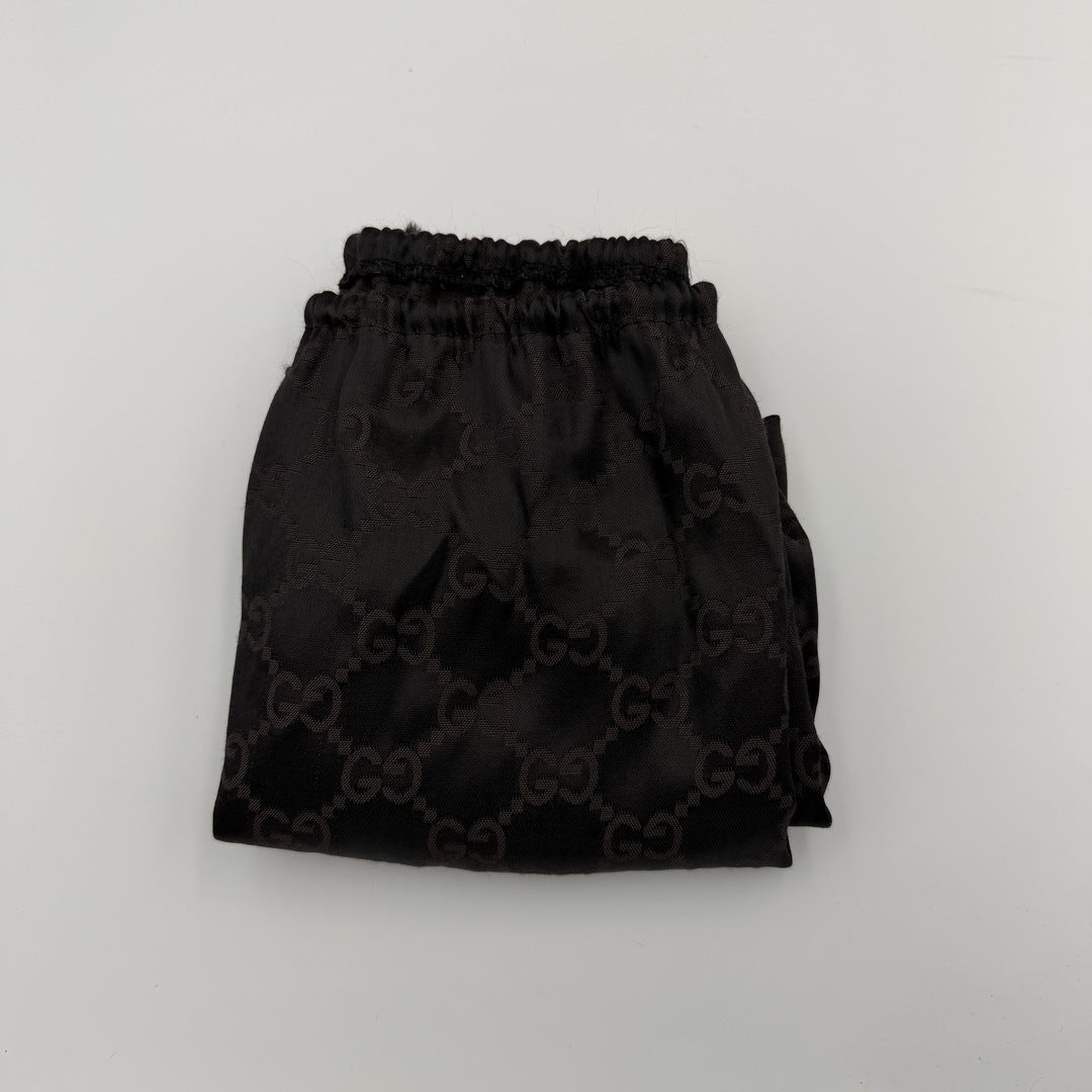 Gucci GG Twins Black Leather Tote Bag