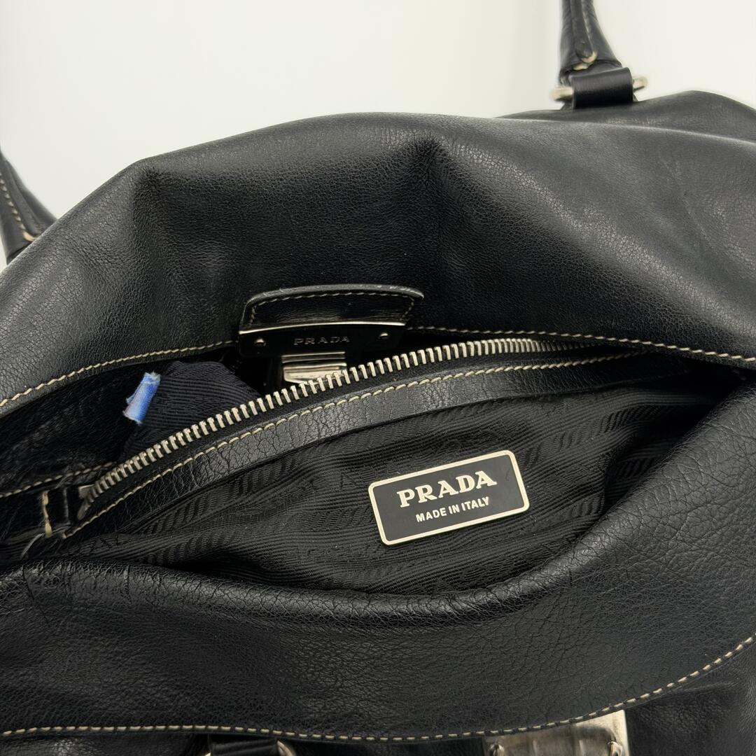 Prada Easy Leather Black Shoulder Bag