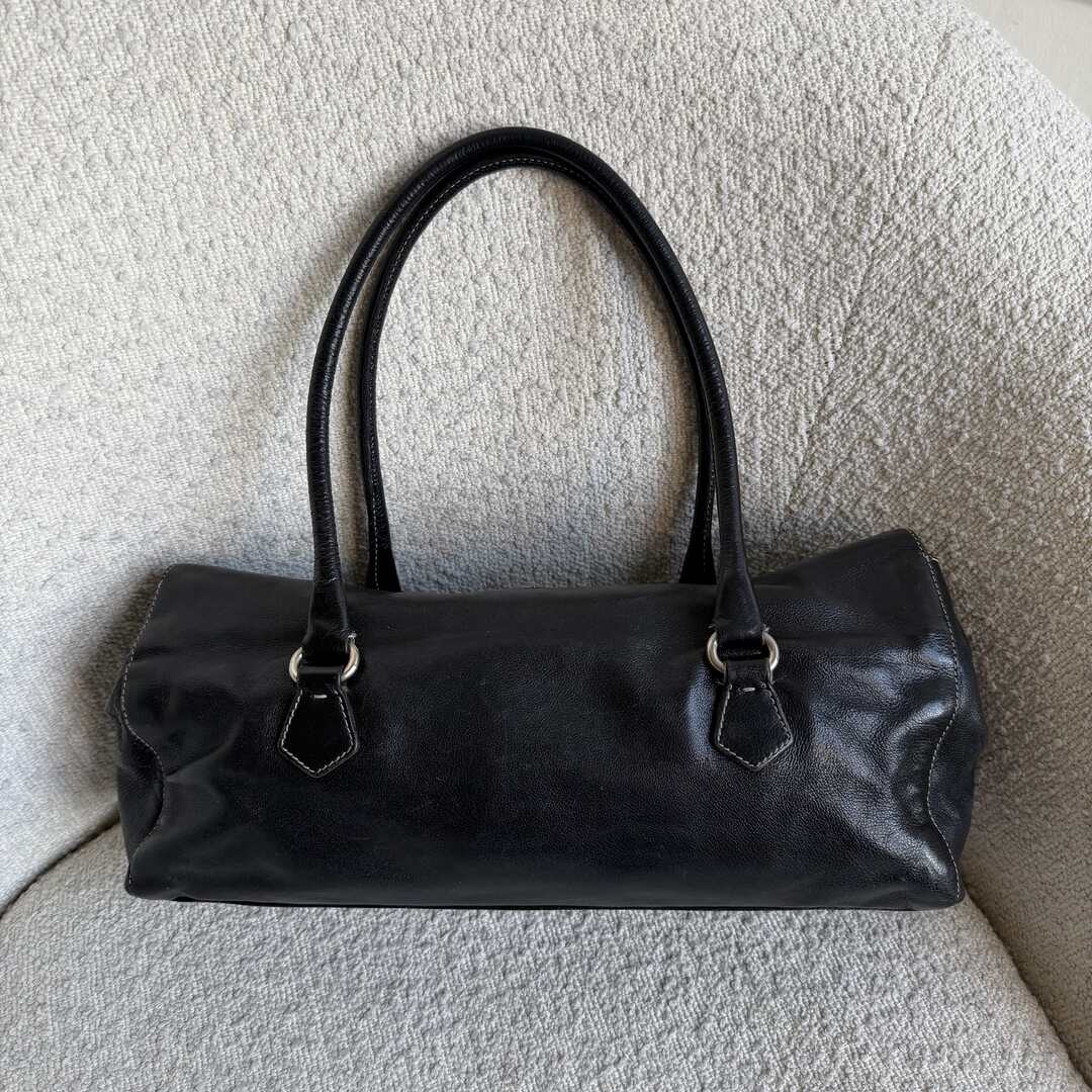 Prada Easy Leather Black Shoulder Bag