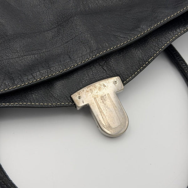 Prada Easy Leather Black Shoulder Bag