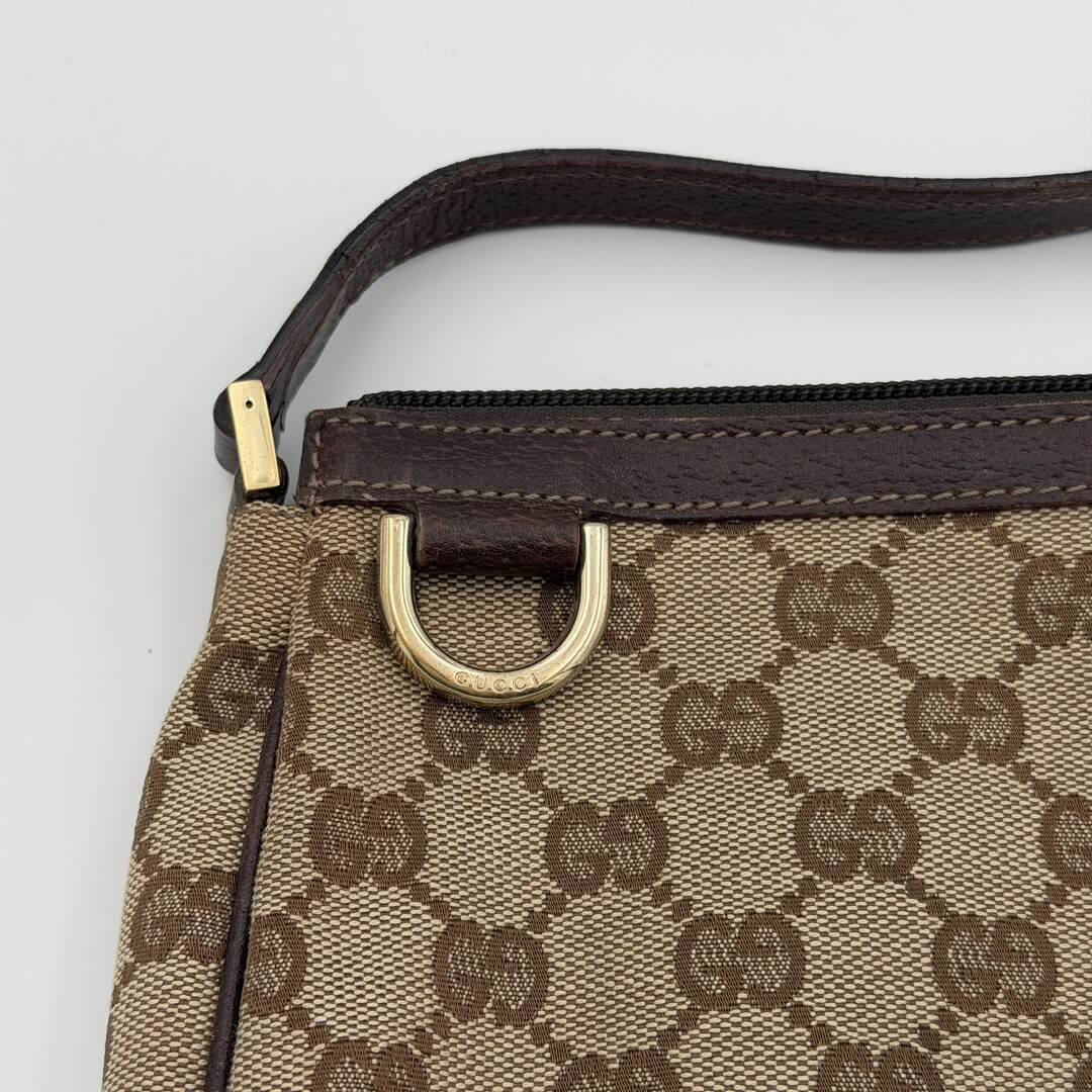 Gucci Mini Abbey D Ring Brown Shoulder Bag