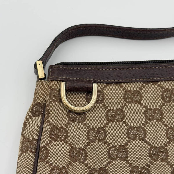 Gucci Mini Abbey D Ring Brown Shoulder Bag