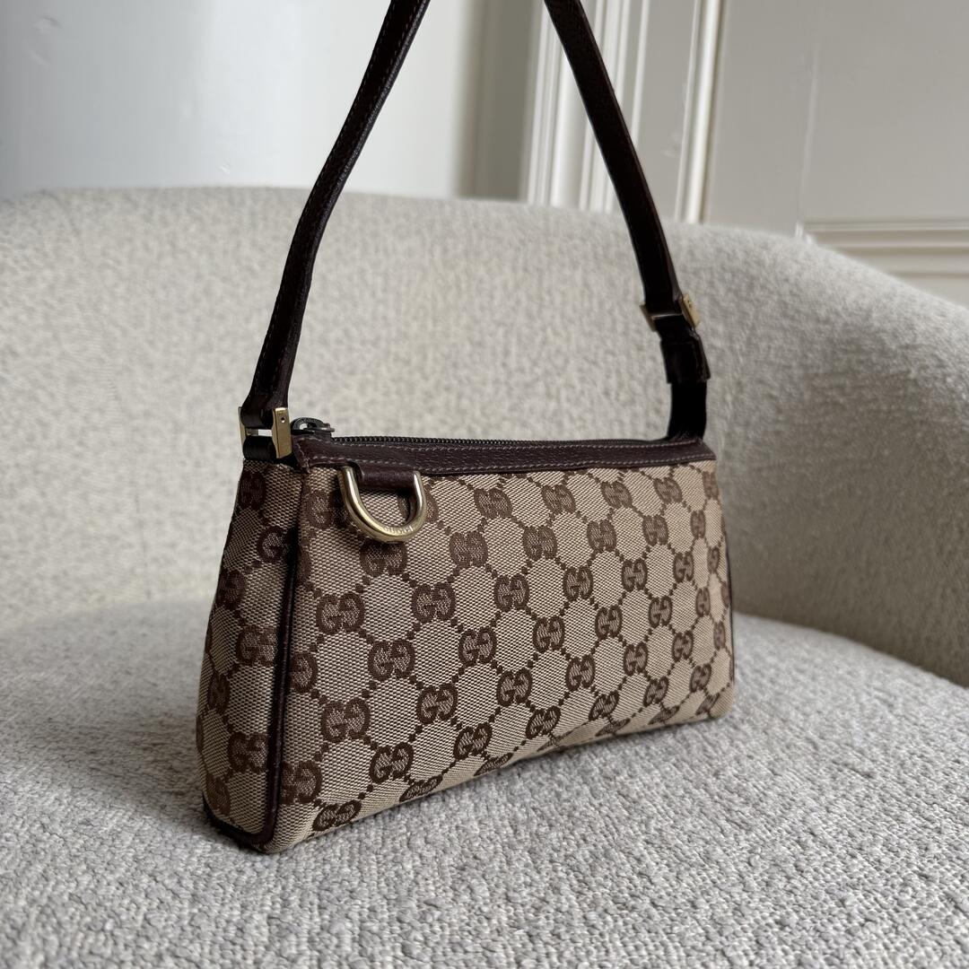Gucci Mini Abbey D Ring Brown Shoulder Bag