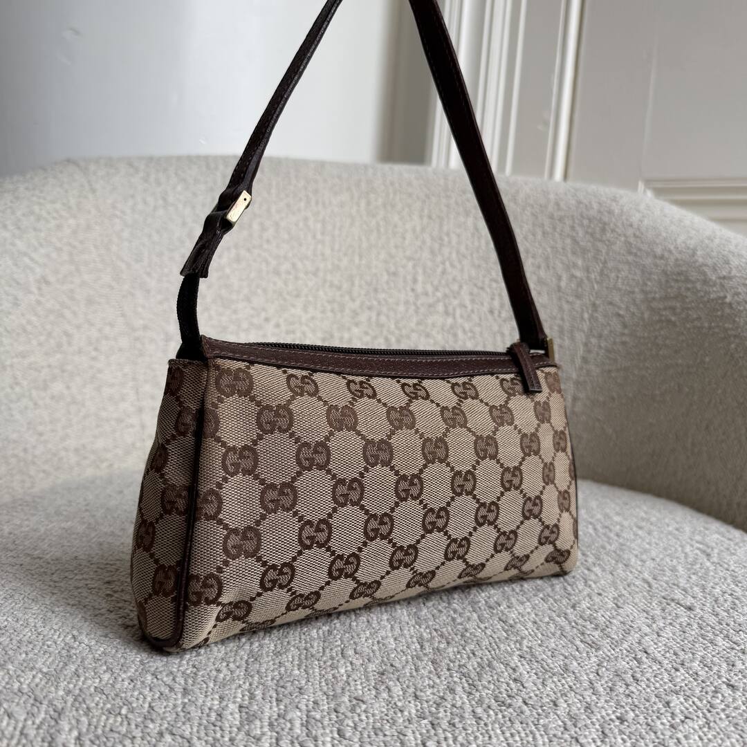 Gucci Mini Abbey D Ring Brown Shoulder Bag