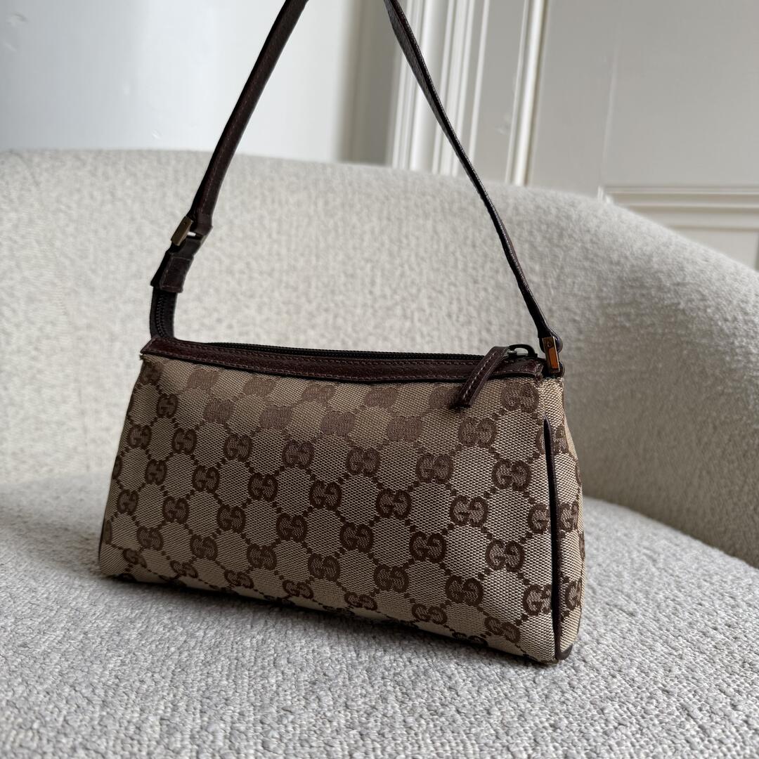Gucci Mini Abbey D Ring Brown Shoulder Bag